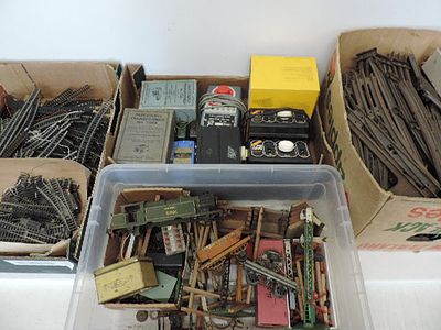 Collection of Vintage Hornby Locomotives & Rolling Stock Plus Track & Transformers