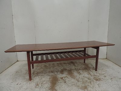 Vintage Long G Plan Teak Two Tier Coffee Table