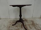 Georgian Mahogany Circular Flip Top Tripod Occasional TableImage - 2