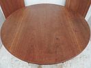 Mid Century Danish Teak Circular Extending Dining Table with Two Extra LeavesImage - 1