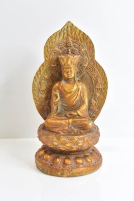 Beautiful Guanyin Buddhist Bronze Figure Signed. Beautiful Guan Yin Buddha Bronze Statue with 