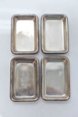 Poole Sterling Silver Nut Dishes. Sterling by Poole 81 Nut Dishes includes: (4) Sterling Silver 