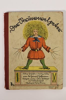 German children's book titled Der Struwwelpeter. Vintage German Der Struwwelpeter children?s 