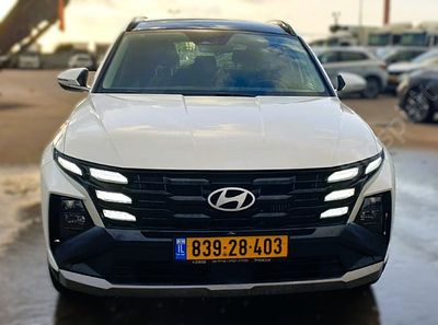 יונדאי טוסון מודל 2024. 14,143 ק"מ, יד נוכחית: שנייה, בעלות נוכחית: פרטי. מחיר מחירון: ₪157,280