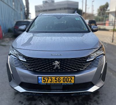 פיג'ו 3008 מודל 2021. 104,589 ק"מ, יד נוכחית: שנייה, בעלות נוכחית: פרטי. מחיר מחירון: ₪109,000