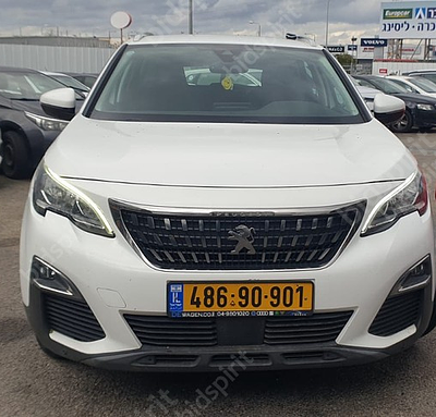 פיג'ו 3008 מודל 2019. 128,822 ק"מ, יד נוכחית: שנייה, בעלות נוכחית: פרטי. מחיר מחירון: ₪79,000