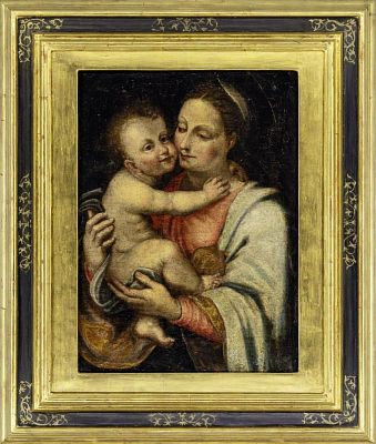 Piazza, Martino (Martino de' Toccagni) - Attrib.: Madonna mit Kind. Piazza, Martino (Martino de'