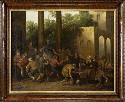 Droochsloot, Joost Cornelisz.: Armenspeisung. Droochsloot, Joost Cornelisz. Armenspeisung