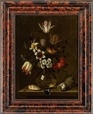 Blumenstillleben, Flämischer Meister des 17. Jh. Blumenstillleben Flämischer Meister des 17.