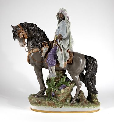 Möller, Reinhard: Araber zu Pferd. Möller, Reinhard Araber zu Pferd (Ruhla 1855-1912 Sonneberg)