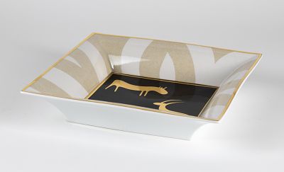 Bulgari-Schale aus der Reihe "Pascolo rupestre", Rosenthal, 20. Jh. Bulgari-Schale aus der
