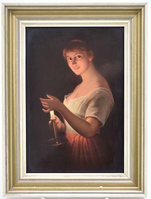 Bildplatte "Gute Nacht", Deutschland, fr. 20. Jh. Bildplatte "Gute Nacht" Deutschland, fr. 20. 