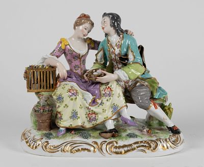 G&auml;rtnerpaar, Paris, Rue de la Roquette, 19. Jh. G&auml;rtnerpaar Paris, Rue de la Roquette, 19. Jh. 