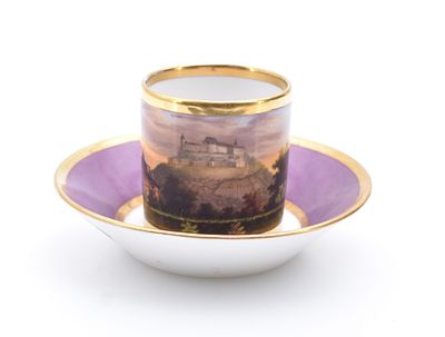Ansichtentasse Veste Coburg, 1. H. 19. Jh. Ansichtentasse Veste Coburg 1. H. 19. Jh. 