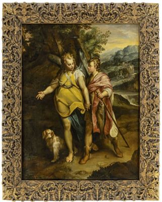 Motta, Raffaello - Kopie nach: Tobias und der Engel. Motta, Raffaello - Kopie nach Tobias und 