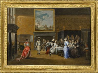 Janssens, Hieronymus: Die Vorstellung. Janssens, Hieronymus Die Vorstellung (Antwerpen 1624-1693 