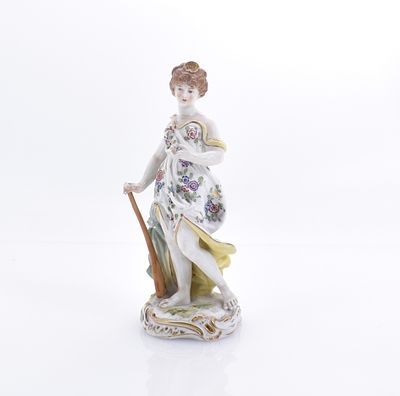 Venus mit Muschel und Ruder, Sitzendorf, 20. Jh. Venus mit Muschel und Ruder Sitzendorf, 20. 