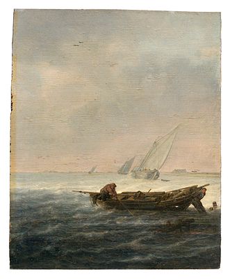 Simon Jacobsz de Vlieger - Simon Jacobsz de Vlieger "Küstenlandschaft" (costal landscape) of the 