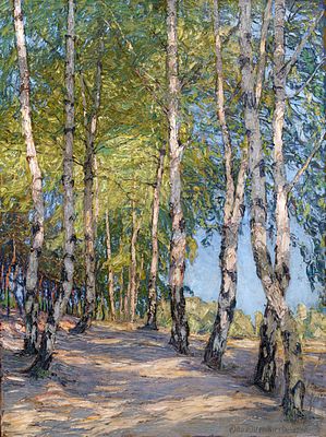 Otto Altenkirch - Otto Altenkirch "Birkenweg am Heller". 1930. Otto Altenkirch 1875 Ziesar – 