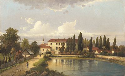 Johann Anton Castell - Johann Anton Castell, Bayerische oder &Ouml;sterreichische Landschaft. 1830er 