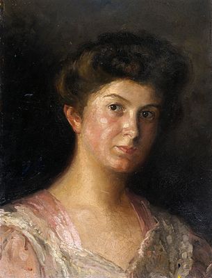 Robert Breyer - Robert Breyer, Bildnis einer jungen Dame. Um 1910. Robert Breyer 1866 Stuttgart 