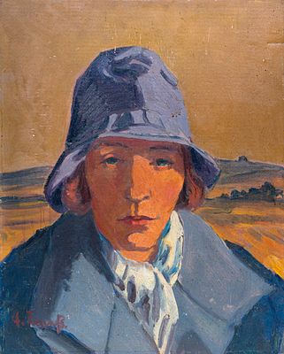 Erich Fraa&szlig; - Erich Fraa&szlig;, Bildnis Margarethe (Grete) Fraa&szlig;. Um 1930. Erich Fraa&szlig; 1893 Glauchau 