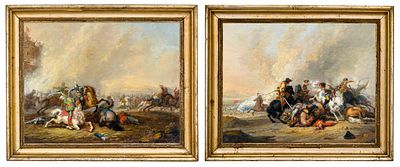 Karel Breydel - Karel Breydel (attr.), Battle of Kahlenberg with Polish Hussars and Turks / Battle 