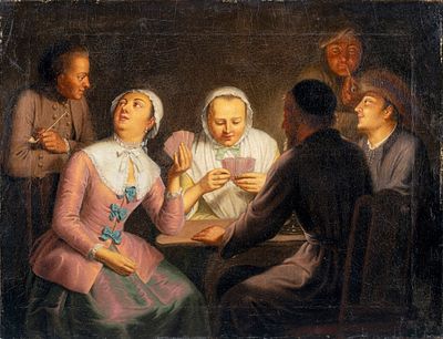 Jacob Samuel Beck - Jacob Samuel Beck "Playing Cards". Probably 1769. Jacob Samuel Beck 1715 