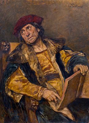 Eduard Karl Franz von Gebhardt - Eduard Karl Franz von Gebhardt, Portrait of a Merchant in Old 