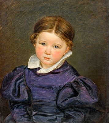 Franz Michael Veith - Franz Michael Veith, Portrait of a Girl. 1832. Franz Michael Veith 1799 
