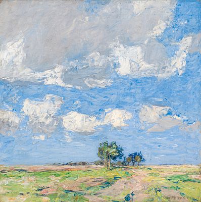 Otto Altenkirch - Otto Altenkirch "Field Path Eula (Blue Summer Day)". 1923. Otto Altenkirch 