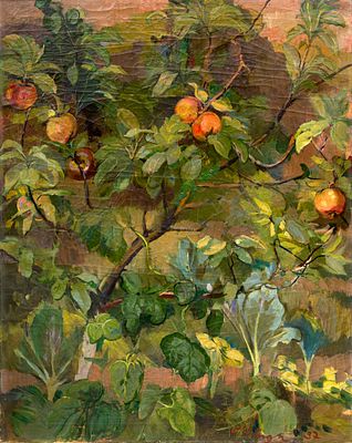 Kurt Bunge - Kurt Bunge, The Apple Tree (Artist's Garden?). 1937. Kurt Bunge 1911 Bitterfeld – 