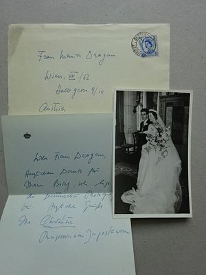 European Royal Houses - 8 Letters. Royal houses, European. Eight typographic letters of thanks 