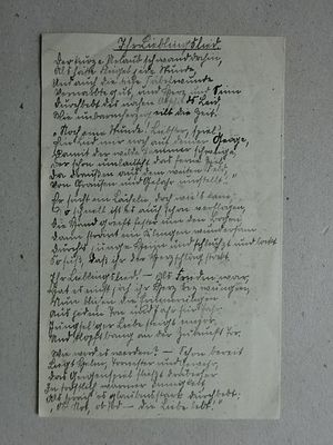 Krafft - 4 Poems. Krafft, Else (pseudonym: Isolde Leyden; writer; Breslau 1877 - 1947 Freiberg). 