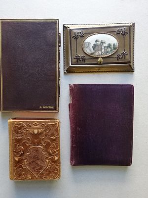 Family registers, 20th century, 3 + supplement. Family registers. Three family registers and 