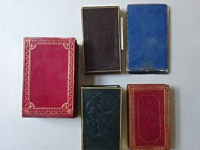 Family registers - 5 albums Southern Germany. Family registers. Four family registers, mostly 