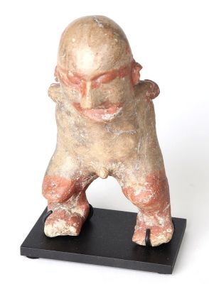 Jalisco Tortured Male Hunchback, 100 BCE - 250 CE. Pre-Columbian, Jalisco 100 BCE - 250 CE. 
