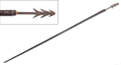 Philippine's War Spear or Sibat, Igorot 19th-20th century. Philippine Archipelago, Northern 