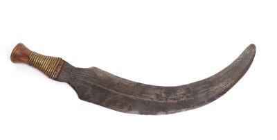 Zande Congo Tribal Knife. Central Africa, Congo Region, Zande Tribe probably Late 19th or early 