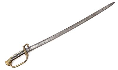 U.S. Civil War Naval Officer's Sword. American US Civil War naval officers sword. Battle tested 