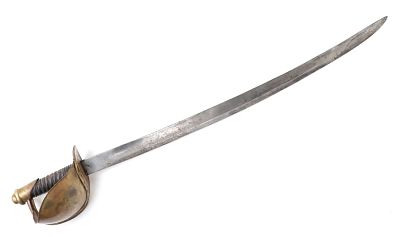 US Model 1860 Navy Cutlass Sword. US Model 1860 Navy Cutlass sword. Slightly curved single edge 