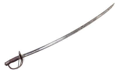 U.S. Steel Hilt Light Cavalry Saber, M1906. American US cavalry saber sword model 1906. Marked 