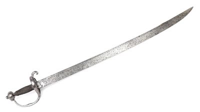 Heavy Walloon Broadsword, 17th century. Heavy and substantial broadsword of the Walloon type 