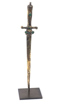 Spanish Colonial Silver Dagger. Pre-Columbian, Iberian Peninsula, Spanish Colonial circa 1800s 