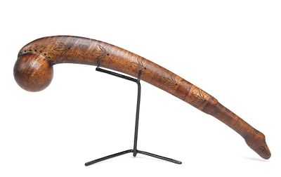 Rare Native American Ball Head War Club, Shawnee Tribe Circa 1760-1800s. North America, Eastern 