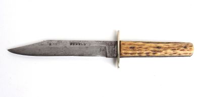 Antique Hunting Bowie Knife, Joseph Allen & Sons Sheffield England. Old English bowie knife with 