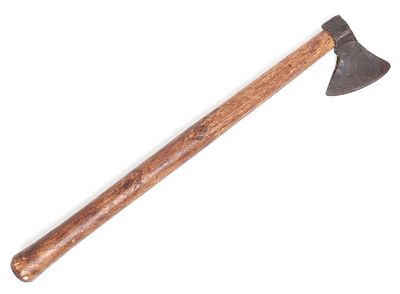 Fur Trade-Era Forged Axe. North America, likely Northern Plains 17th - 18th century. Long 