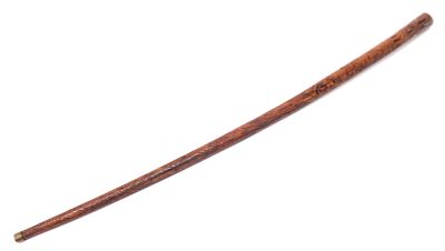 Republic of Mexico Incised Walking Stick. Old vintage Republic of Mexico walking stick or cane. 