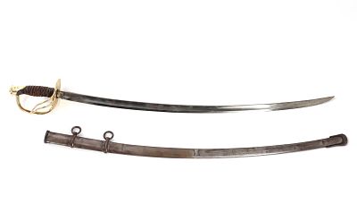 US Model 1860 Sword by Ames. US model 1860 sword and sheath by Ames Manufacturing Company. 