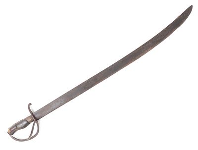 Espada Ancha Spanish Colonial Sword. Wide single edged Spanish Colonial sword. Grip with old 